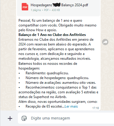 Depoimento real de anfitrião nas lives do Márcio
