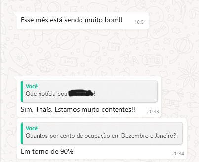 Depoimento real de anfitrião nas lives do Márcio