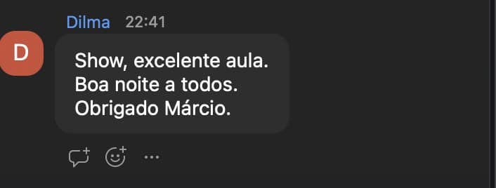 Depoimento real de anfitrião nas lives do Márcio